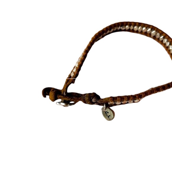 Vintage Chan Luu Leather & Sterling 925 Bracelet - Picture 3 of 5